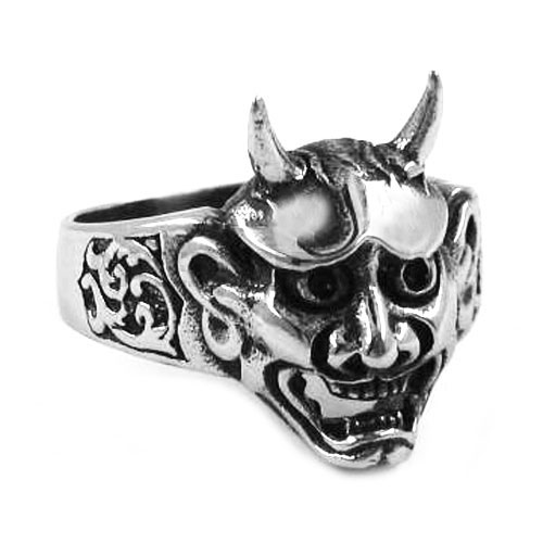 Stainless Steel Skull Ring SWR0331 - Click Image to Close